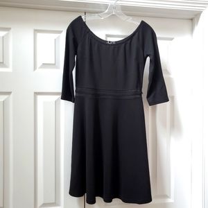 Lulu's Black Skater Dress LARGE